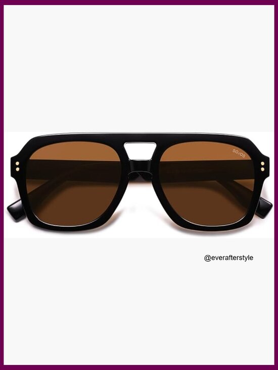 Retro Polarized Aviator Sunglasses with UV400 TAC Lenses main image 7